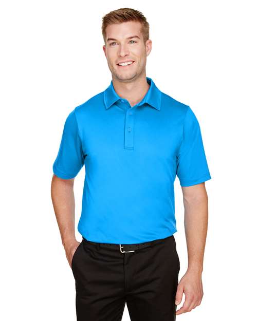 Men's CrownLux Performance® Range Flex Polo - - 13200 Ocean Blue 643B2 7-7.9 oz AB Exclusive Brands CA New ab Devon & Jones DG21 Mens & Unisex Moisture-Management New AB Performance Polos Polos & Knits Polyester S&S Exclusive Brands Short Sleeves Side Seams Spandex Sport Shirts Sun/UV Protection Tops