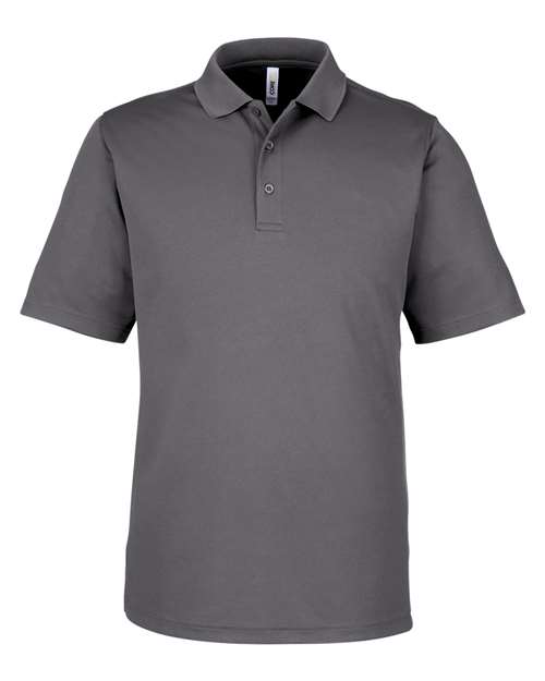 CORE365 CE104, Men's Market Snag Protect Mesh Polo, Carbon