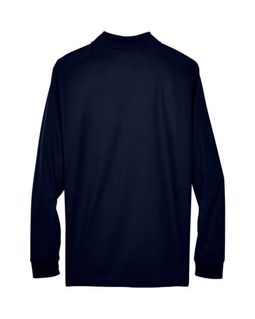 CORE365 88192, Men's Pinnacle Performance Long Sleeve Piqué Polo, Classic Navy