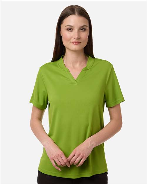 CORE365 CE108W, Women's Nova Performance Pique Polo, Acid Green