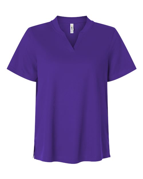 CORE365 CE108W, Women's Nova Performance Pique Polo, Campus Purple