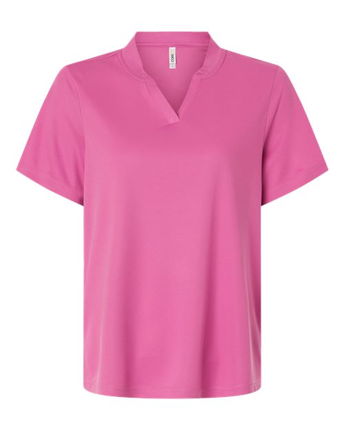 CORE365 CE108W, Women's Nova Performance Pique Polo, Charity Pink