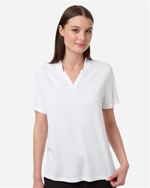 CORE365 CE108W, Women's Nova Performance Pique Polo, White