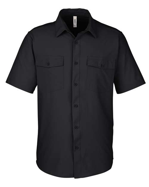 CORE365 CE510, Men's Ultra Uvp Marina Shirt, Black