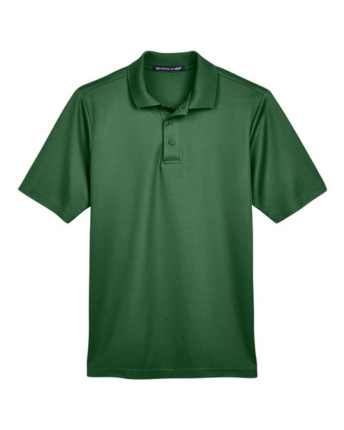 Devon & Jones DG20, Men's Crownlux Performance Plaited Polo, Forest
