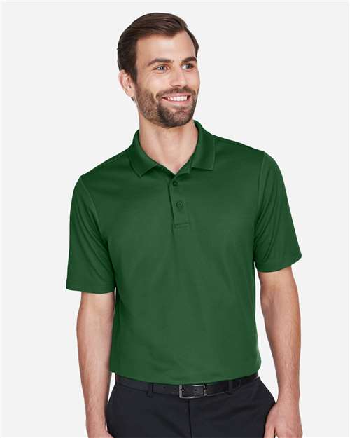 Devon & Jones DG20, Men's Crownlux Performance Plaited Polo, Forest