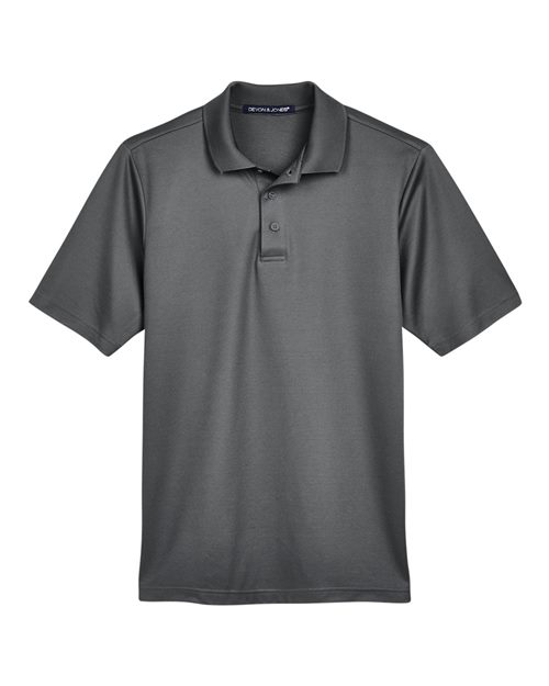 Devon & Jones DG20, Men's Crownlux Performance Plaited Polo, Graphite