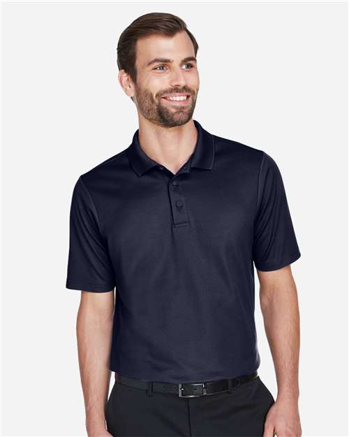 Devon & Jones DG20, Men's Crownlux Performance Plaited Polo, Navy