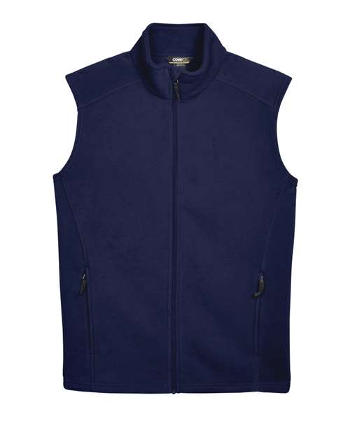 CORE365 88191, Men's Journey Fleece Vest, Classic Navy