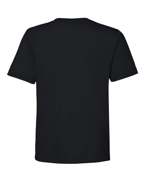 CORE365 CE10Y, Youth Capital Performance T-shirt, Black