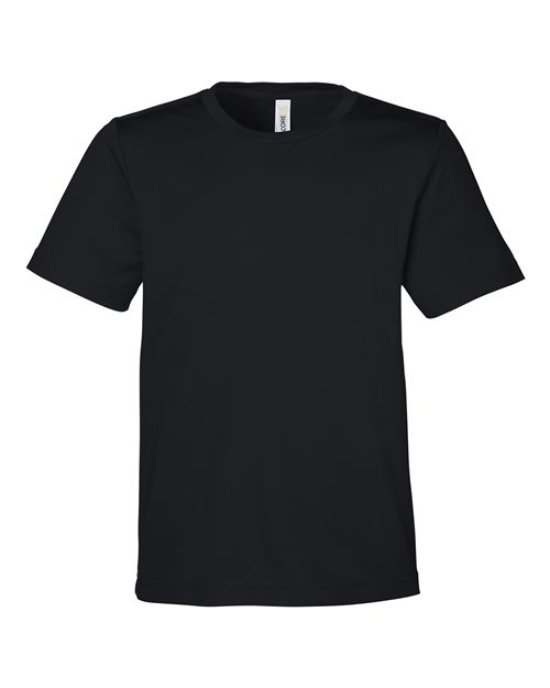 CORE365 CE10Y, Youth Capital Performance T-shirt, Black
