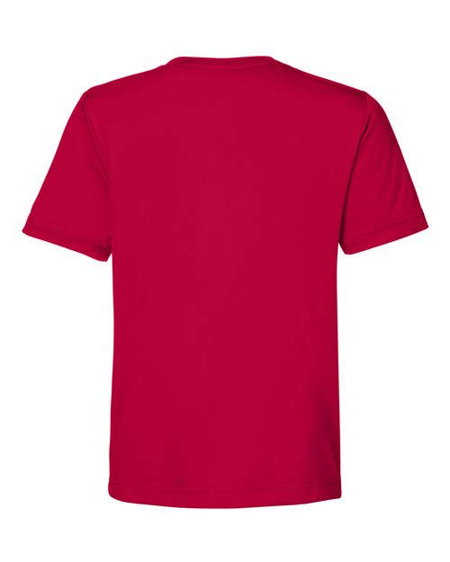 CORE365 CE10Y, Youth Capital Performance T-shirt, Classic Red