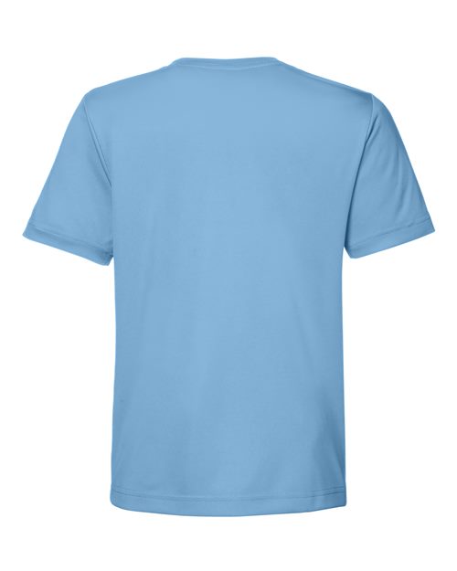CORE365 CE10Y, Youth Capital Performance T-shirt, Columbia Blue