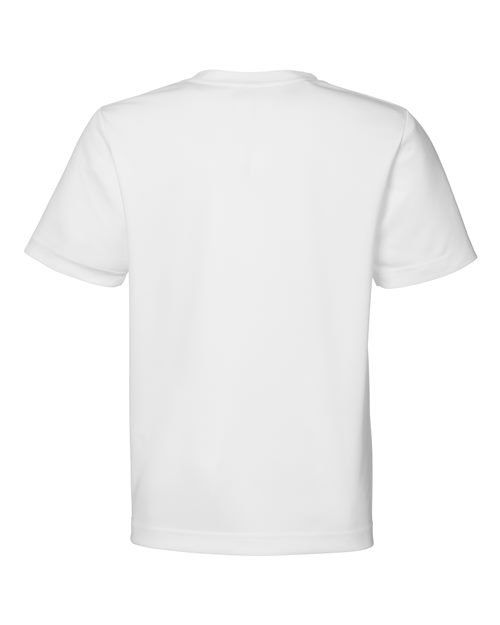 CORE365 CE10Y, Youth Capital Performance T-shirt, White