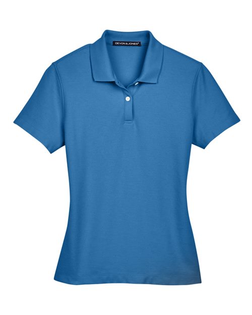 Devon & Jones DG150W, Women's Drytec20 Performance Polo, French Blue