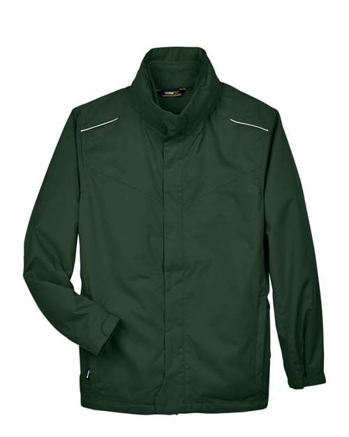 CORE365 88205, Men's Region 3-in-1 Jacket With Fleece Liner, Forest