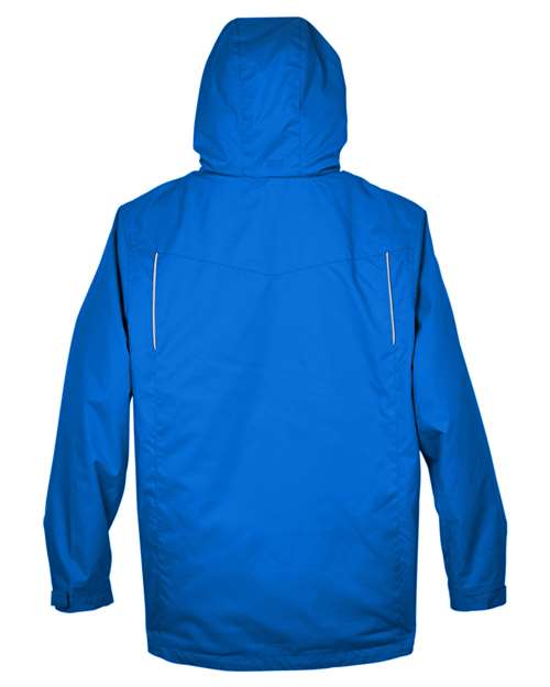 CORE365 88205, Men's Region 3-in-1 Jacket With Fleece Liner, True Royal
