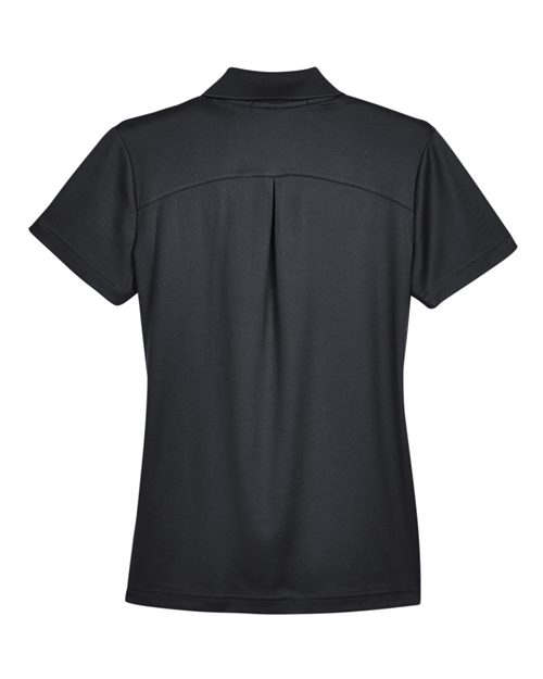 Devon & Jones DG20W, Women's Crownlux Performance Plaited Polo, Black