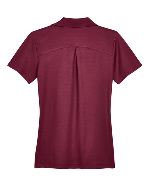 Devon & Jones DG20W, Women's Crownlux Performance Plaited Polo, Burgundy