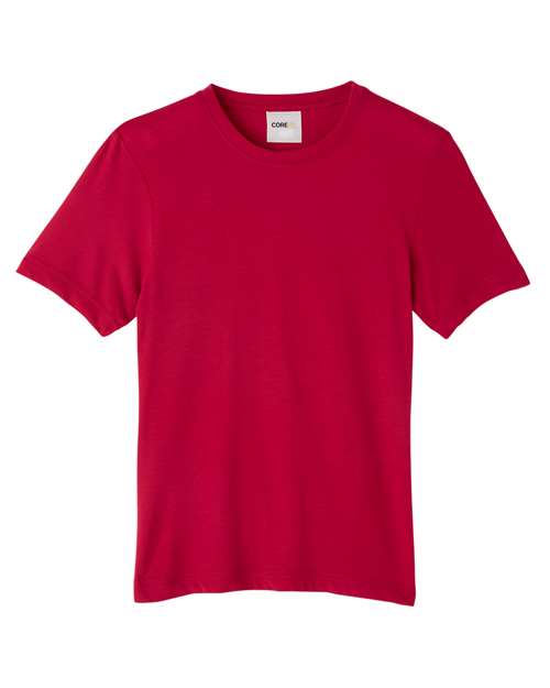CORE365 CE111Y, Youth Fusion Chromasoft Performance T-shirt, Classic Red