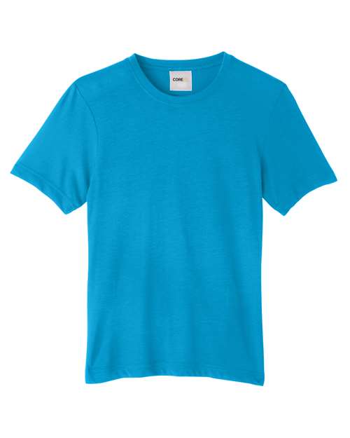 CORE365 CE111Y, Youth Fusion Chromasoft Performance T-shirt, Electric Blue