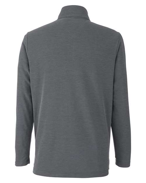 CORE365 CE405, Men's Fusion Chromasoft Pique Quarter-zip Pullover, Carbon Heather