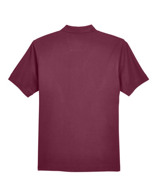 Devon & Jones D100, Men's Pima Piqué Polo, Burgundy