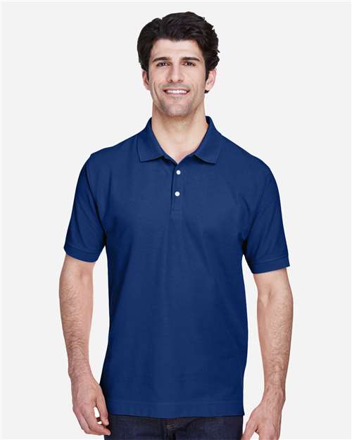 Devon & Jones D100, Men's Pima Piqué Polo, True Royal