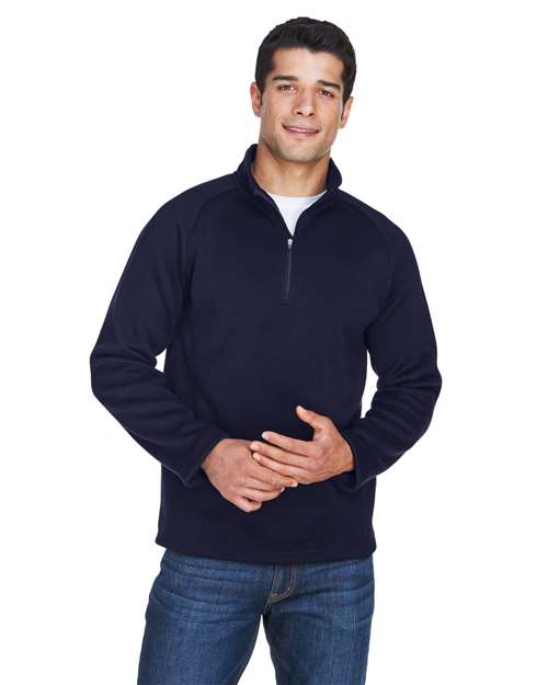 Unisex Bristol Sweater Fleece Quarter-Zip Pullover - - 13223 Navy 2025 Fleece Guide 2025 Fleece Guide Uniforms 2025 Fleece Guide Uniforms - Quarter-Zips 707B2 9-9.9 oz AB Exclusive Brands CA New ab Devon & Jones DG792 Jackets Long Sleeves Mens & Unisex New AB Outerwear Polyester - 100% Pullovers Quarter-Zips Raglans S&S Exclusive Brands Sweatshirts Sweatshirts & Fleece Tops Uniforms Zips