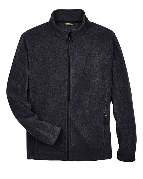 CORE365 88190, Men's Journey Fleece Jacket, Heather Charcoal