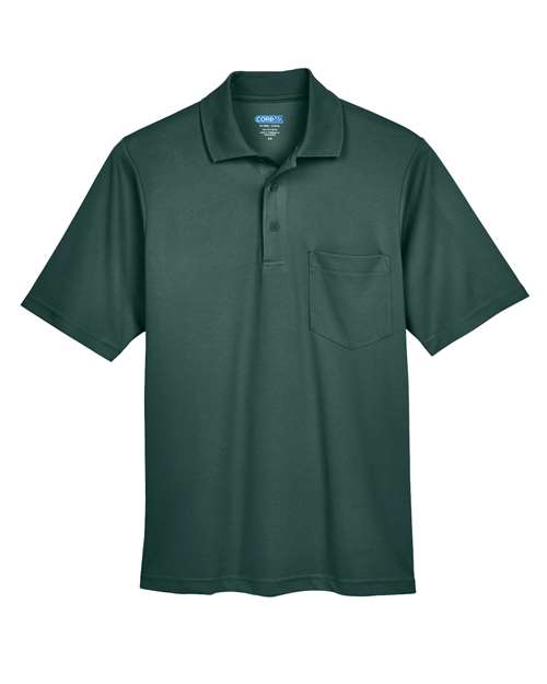 CORE365 88181P, Men's Origin Performance Piqué Polo With Pocket, Forest