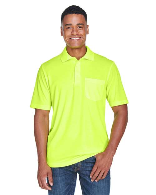 Men's Origin Performance Piqué Polo with Pocket - - 13227 Safety Yellow 2025 Polo Guide 2025 Polo Guide Uniforms 2025 Polo Guide Uniforms - Corporate & Business 222A7 4-4.9 oz 88181P AB Exclusive Brands Activewear Antimicrobial CA New ab CORE365 Mens & Unisex Moisture-Management New AB Performance Pique Pockets Polos Polos & Knits Polyester - 100% S&S Exclusive Brands Safety Short Sleeves Side Seams Spiritwear Sport Shirts Sun/UV Protection Tops