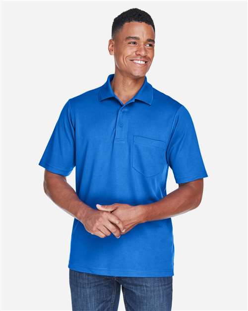 CORE365 88181P, Men's Origin Performance Piqué Polo With Pocket, True Royal