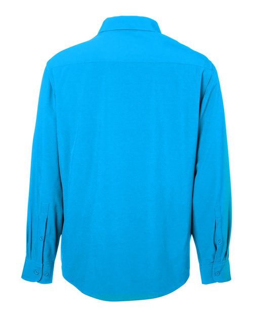 CORE365 CE510L, Men's Ultra Uvp Marina Shirt, Electric Blue