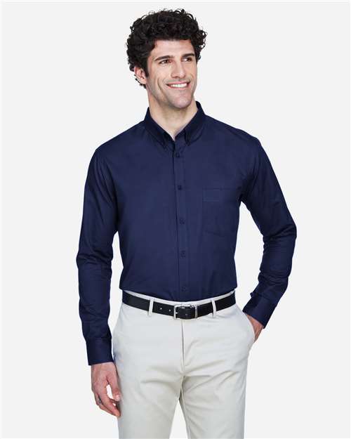 Men's Operate Twill Dress Shirt -  - 13228