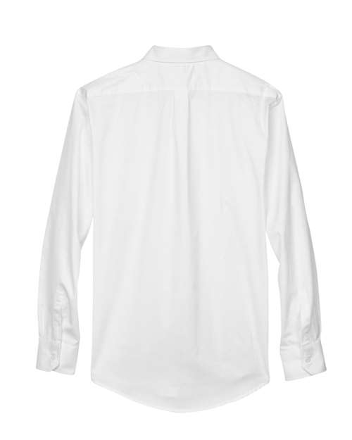 CORE365 88193, Men's Operate Twill Dress Shirt, White