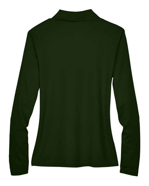 CORE365 78192, Women's Pinnacle Performance Long Sleeve Piqué Polo, Forest