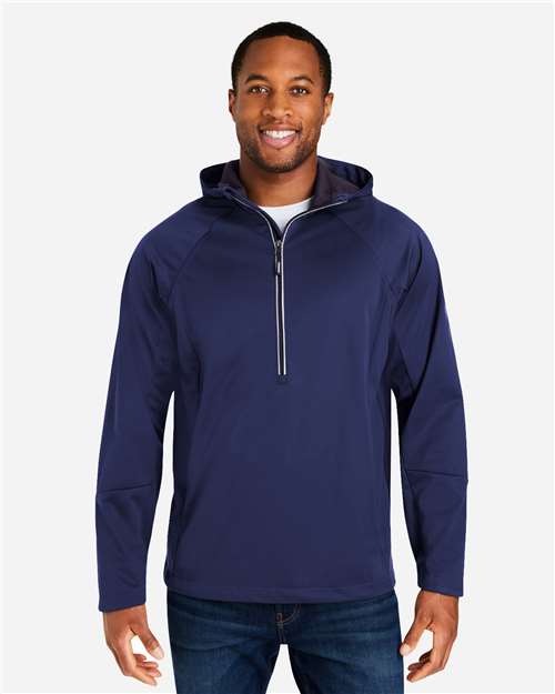 CORE365 CE711, Unisex Techno Lite Pullover Anorak, Classic Navy