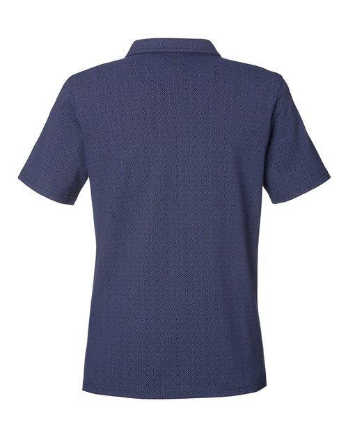 Devon & Jones DG101W, Women's Crownlux Performance Geo Polo, Navy/ French Blue
