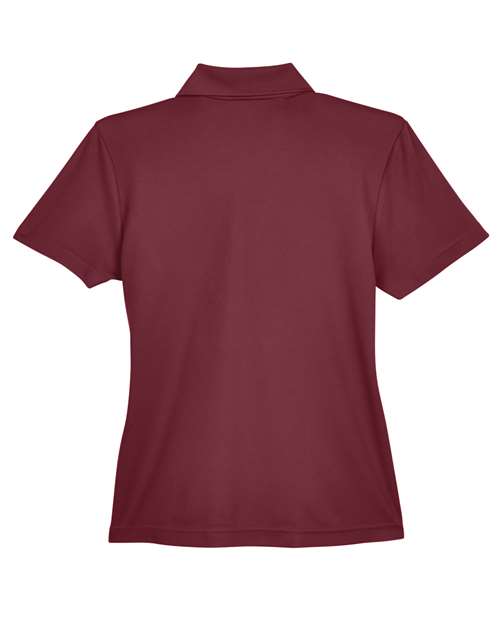 CORE365 78181P, Women's Origin Performance Piqué Polo With Pocket, Burgundy