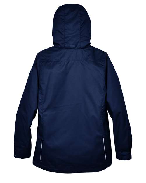 CORE365 78205, Women's 3-in-1 Jacket With Fleece Liner, Classic Navy