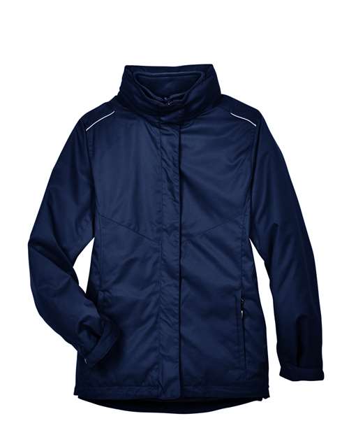 CORE365 78205, Women's 3-in-1 Jacket With Fleece Liner, Classic Navy