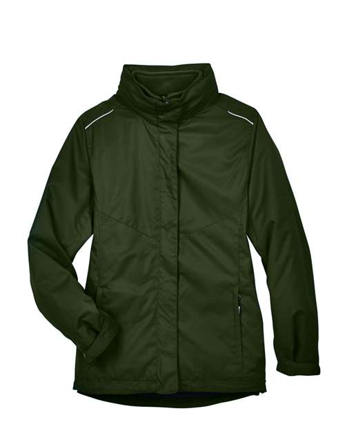 CORE365 78205, Women's 3-in-1 Jacket With Fleece Liner, Forest