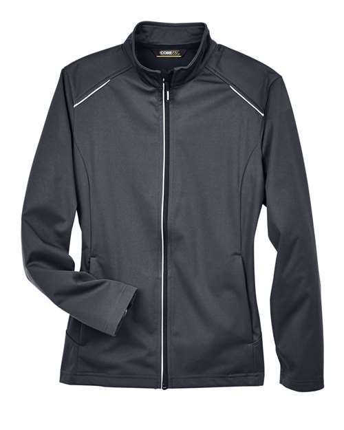 CORE365 CE708W, Women's Techno Lite Three-layer Knit Tech-shell, Carbon