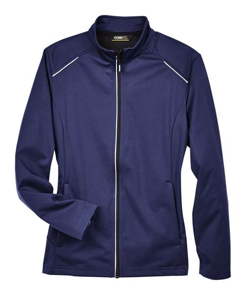 CORE365 CE708W, Women's Techno Lite Three-layer Knit Tech-shell, Classic Navy