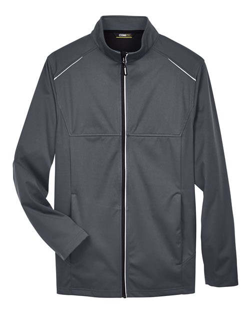 CORE365 CE708, Men's Techno Lite Three-layer Knit Tech-shell, Carbon
