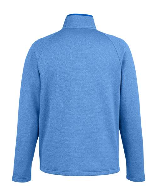 CORE365 CE72, Men's Venture Heathered Stripe Full-zip Jacket, True Royal/ White