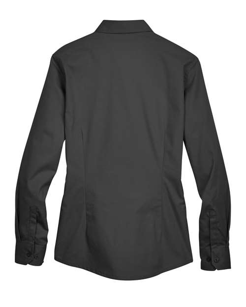 CORE365 78193, Women's Operate Twill Shirt, Black