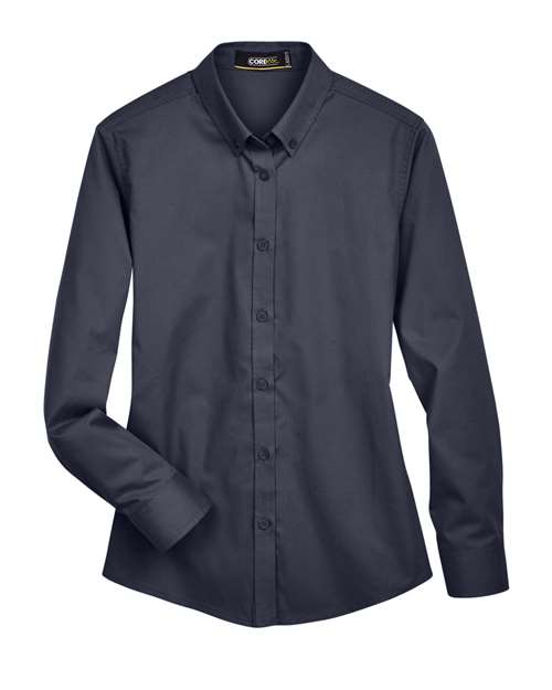 CORE365 78193, Women's Operate Twill Shirt, Carbon