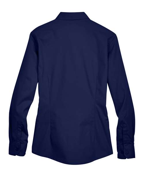 CORE365 78193, Women's Operate Twill Shirt, Classic Navy